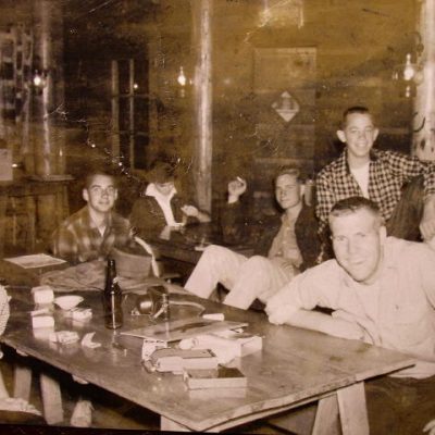 1956:  Beverly Kent, ... ... Bruce Crater, Tom F. and Tom Phair 